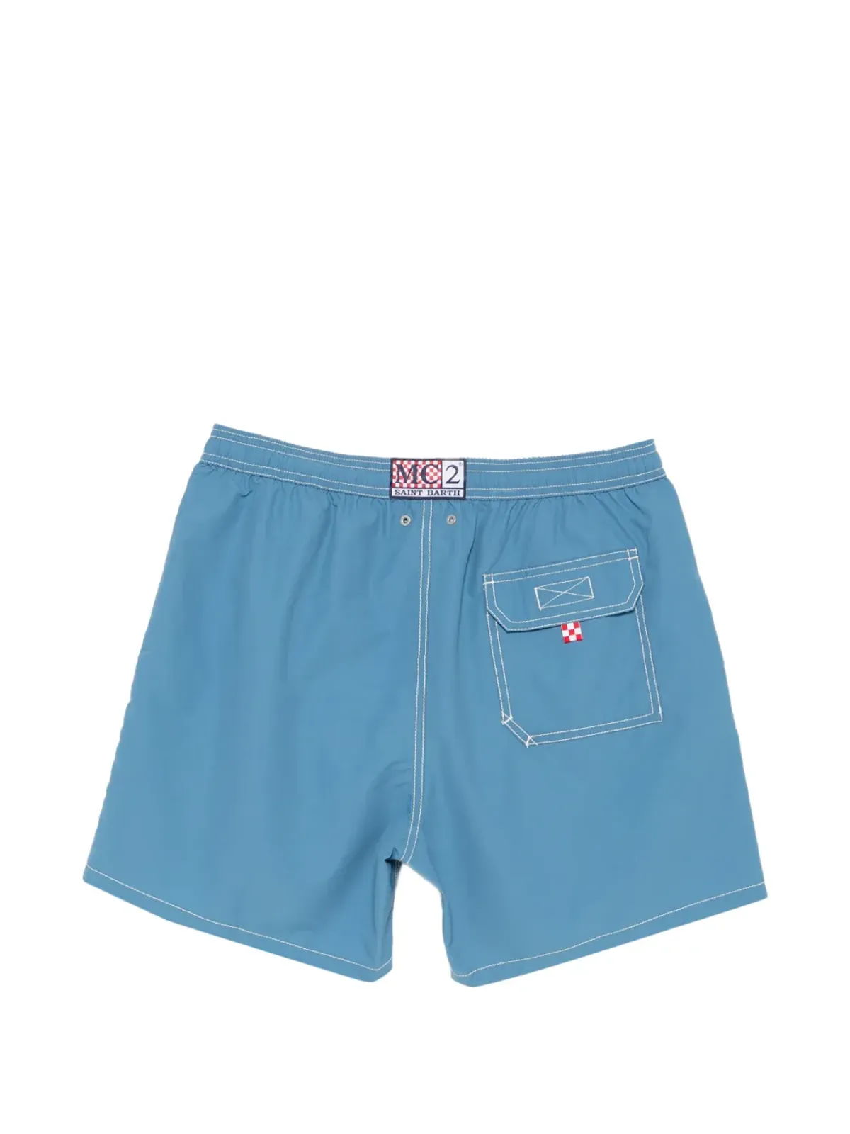 MC2 Saint Barth ドローコード付き コントラストステッチ スイムショーツ - 画像2