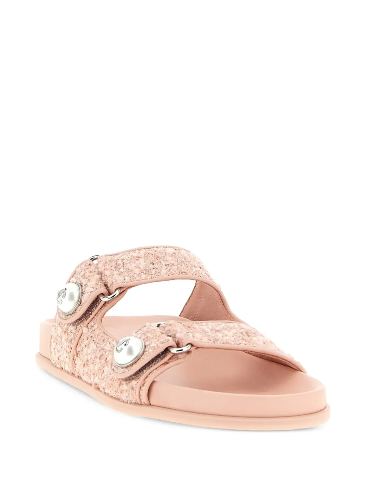 Jimmy Choo ツイードパール Fayence サンダル - 画像2