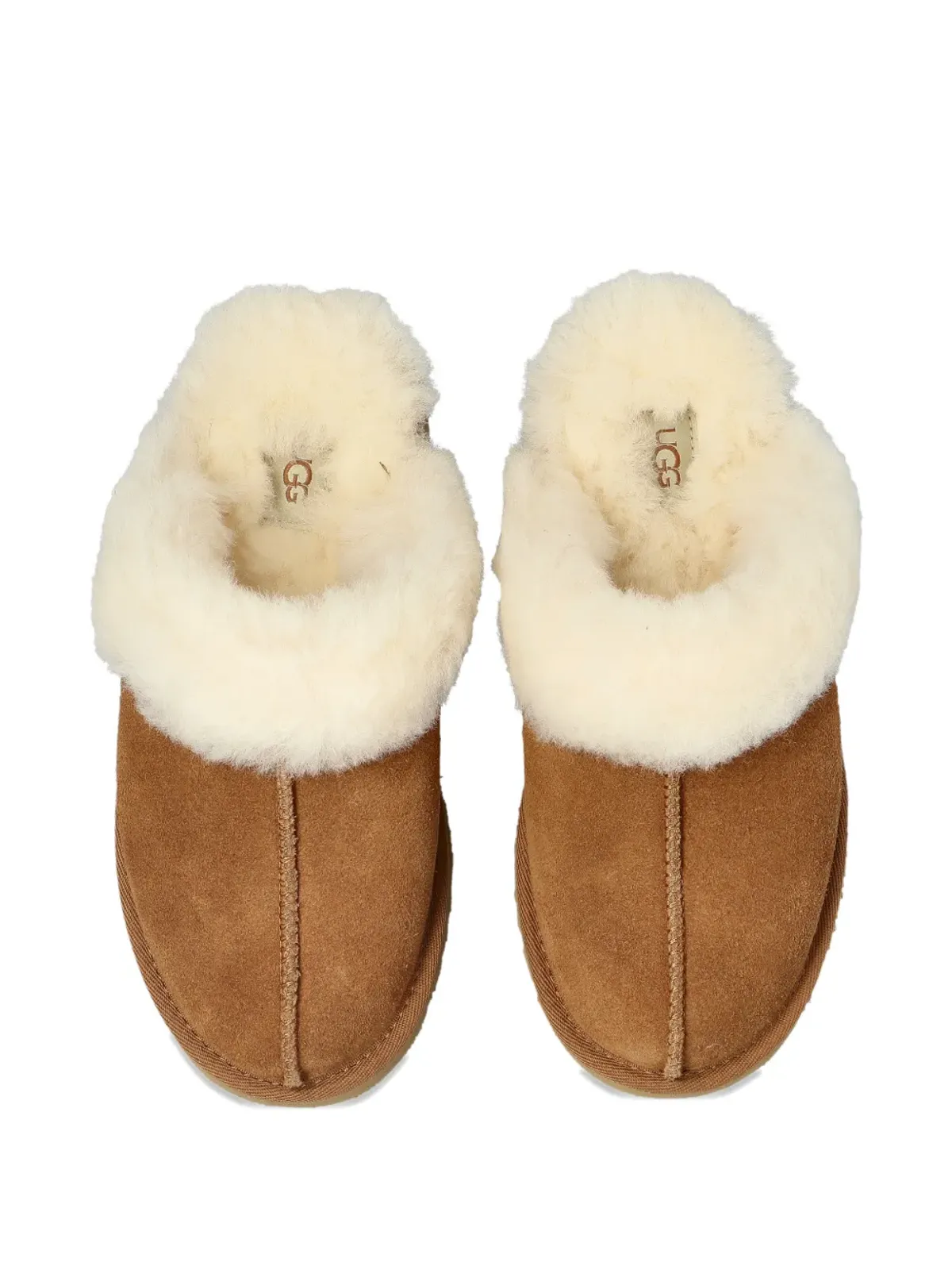 UGG Kids ディスケットスエードスリッパ - 画像4