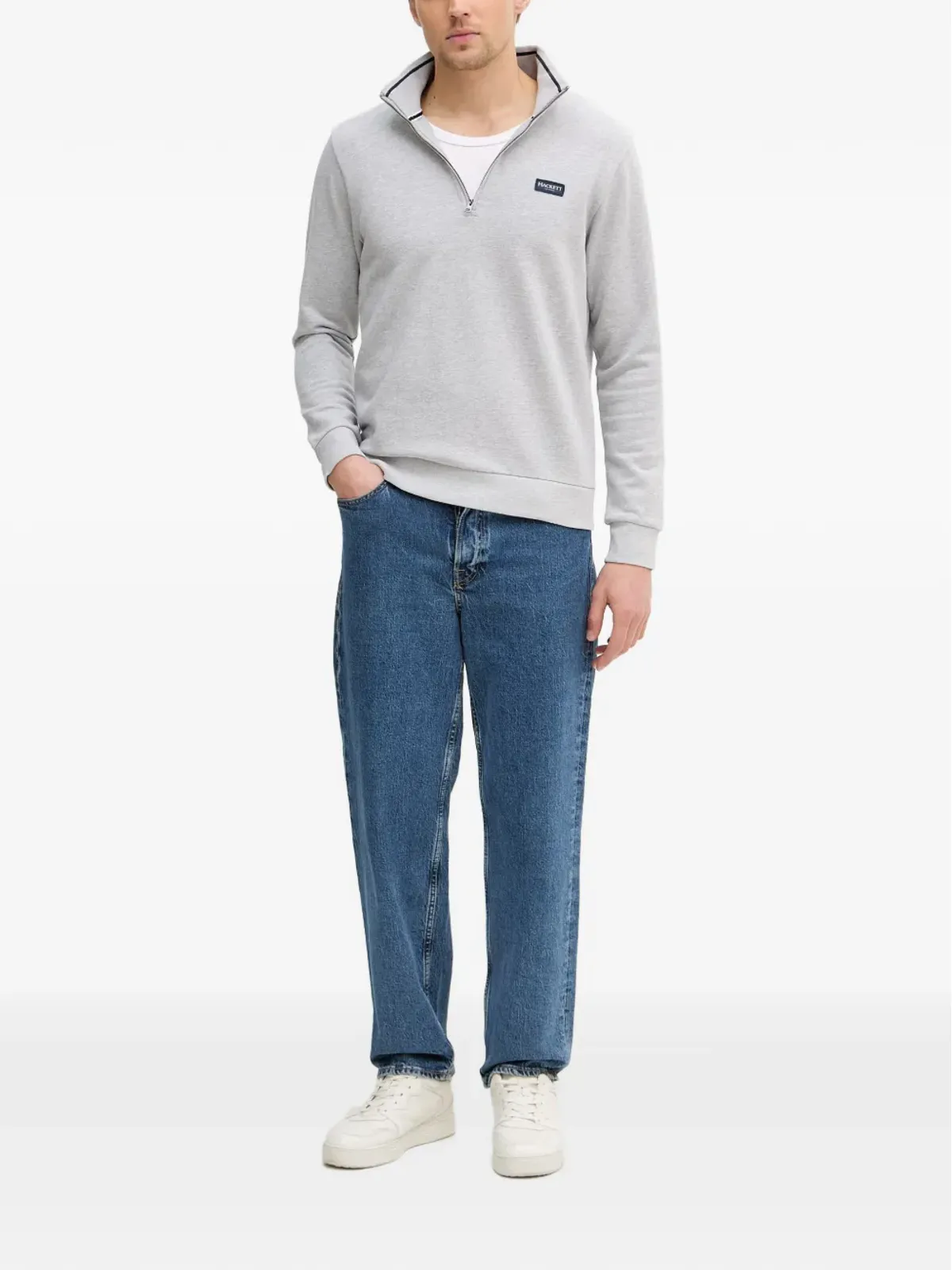 Hackett ハーフジップ スウェットシャツ - 画像2