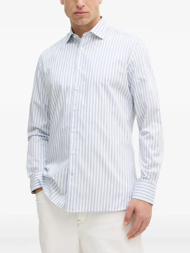 Hackett Hackett ストライプ柄ボタン留めシャツ - ブルーの商品画像