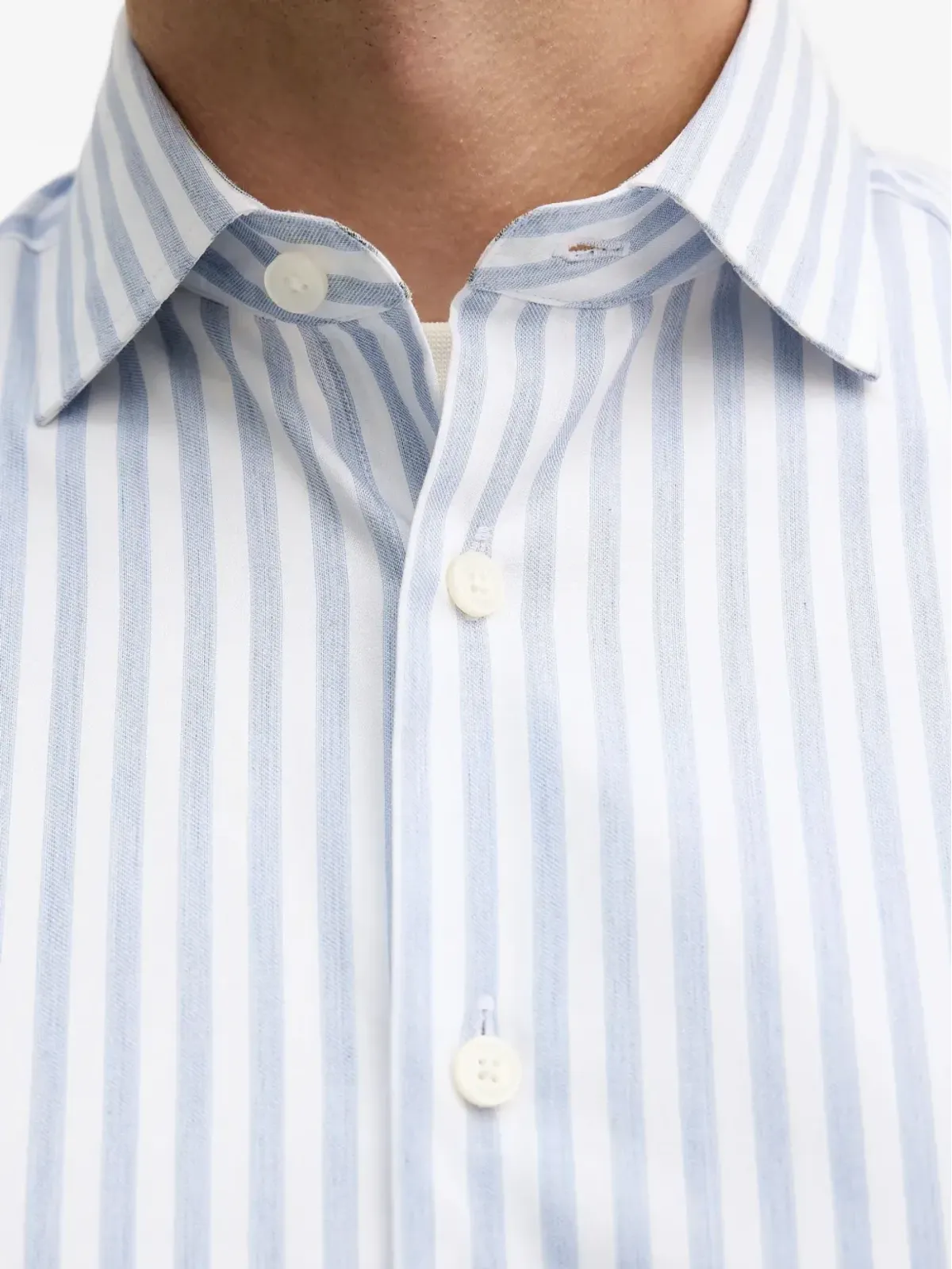 Hackett ストライプ柄ボタン留めシャツ - ブルー - 画像5