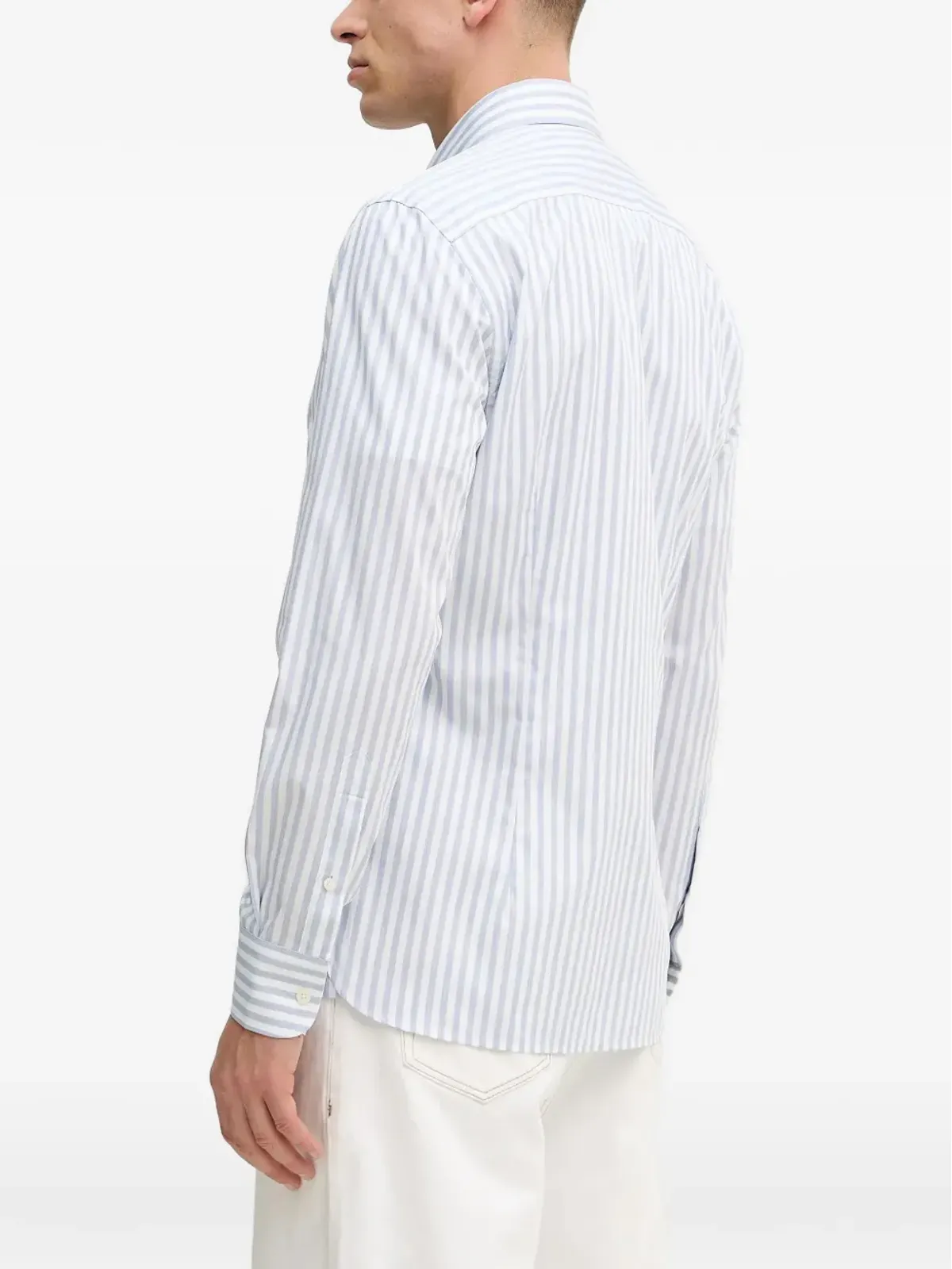Hackett ストライプ柄ボタン留めシャツ - ブルー - 画像3