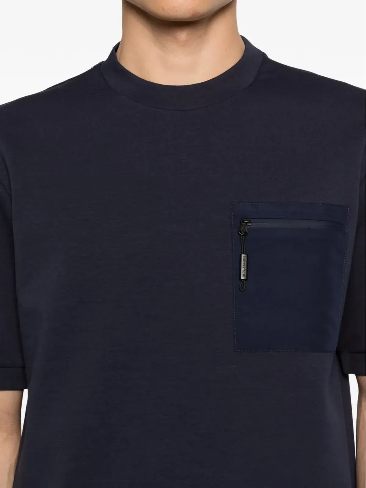 Alphatauri Jore zip-pocket T-shirt - Blue - 画像5