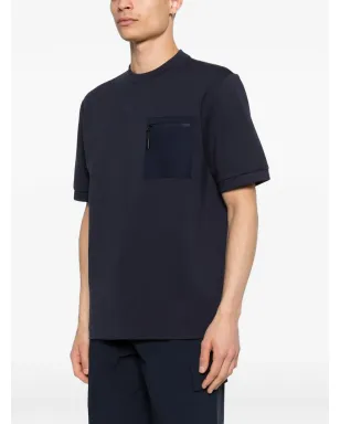 Alphatauri Jore zip-pocket T-shirt - Blue - サムネイル3