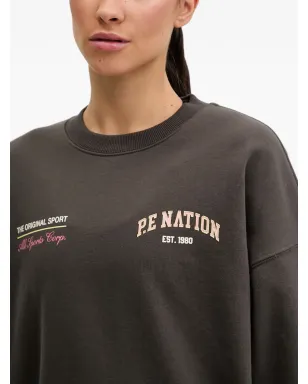 P.E Nation ロゴ入りスウェットシャツ ブラウン - サムネイル4