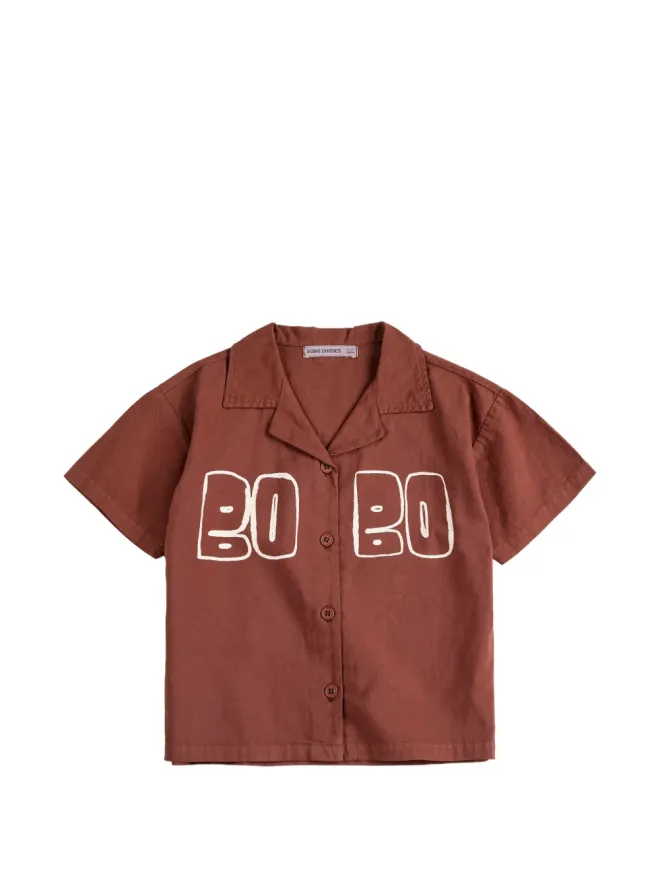 Bobo Choses Bobo Choses ボタン留めシャツ - Brownの商品画像