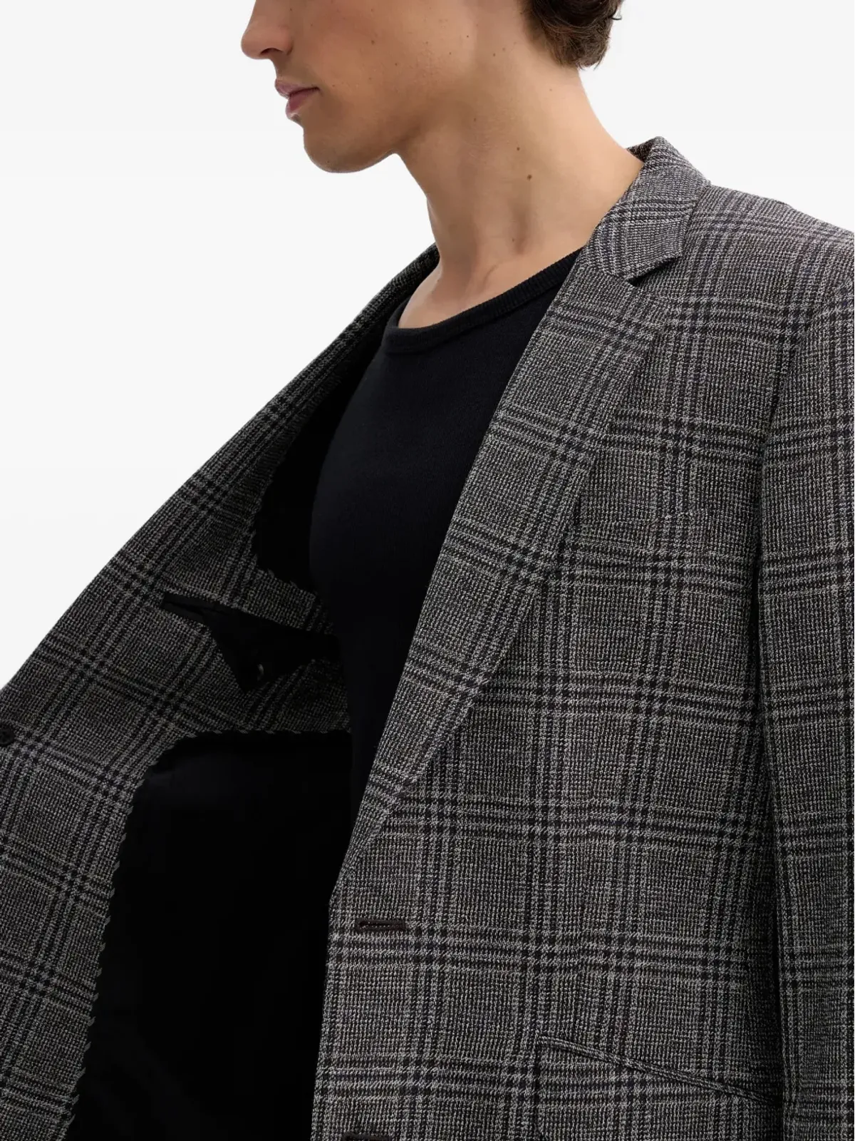 rag & bone チェック柄ブレザー - 画像4