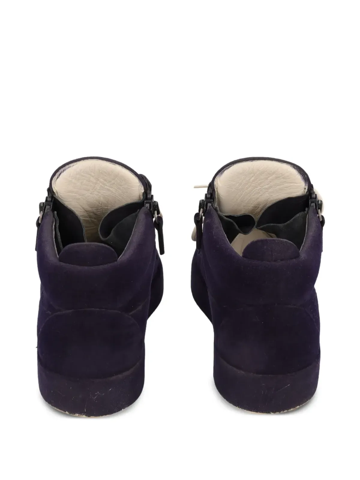 Giuseppe Zanotti Vintage ジップ付きレースアップシューズ - 画像5