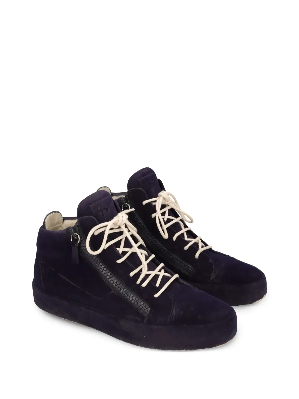 Giuseppe Zanotti Vintage ジップ付きレースアップシューズ - 画像2