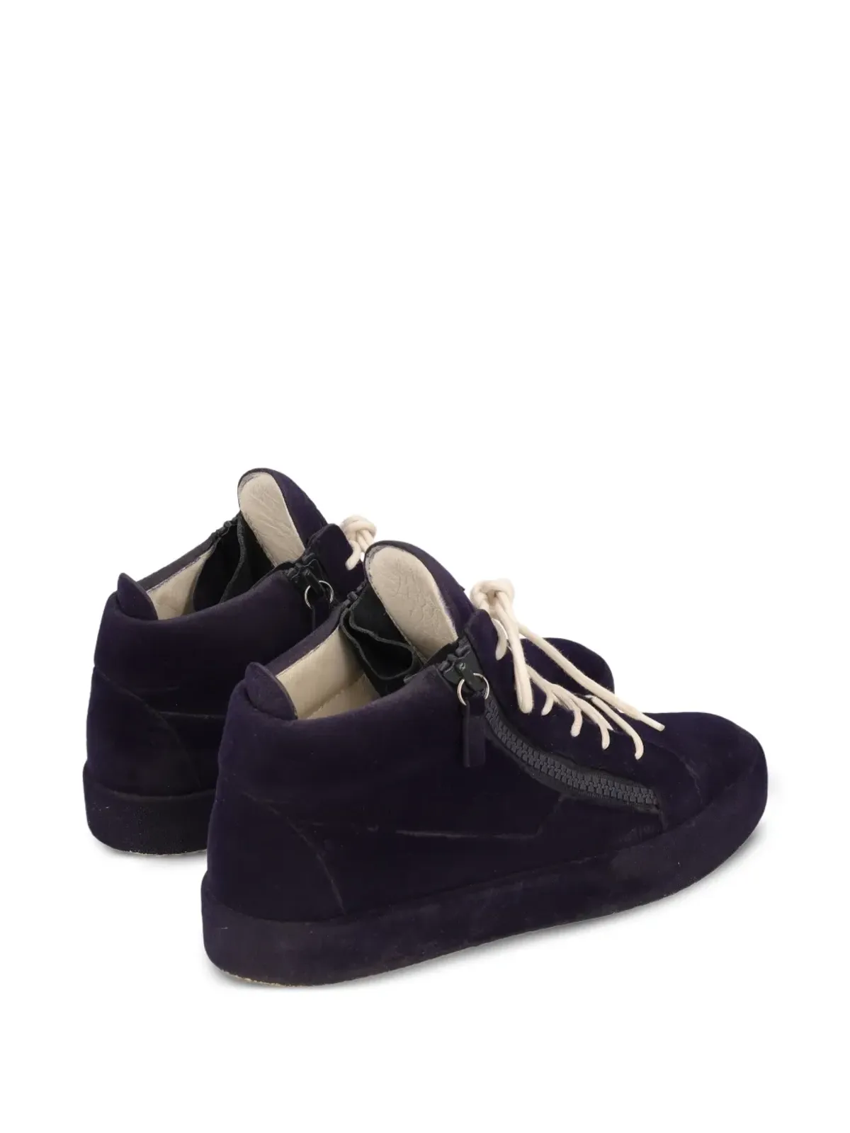 Giuseppe Zanotti Vintage ジップ付きレースアップシューズ - 画像3