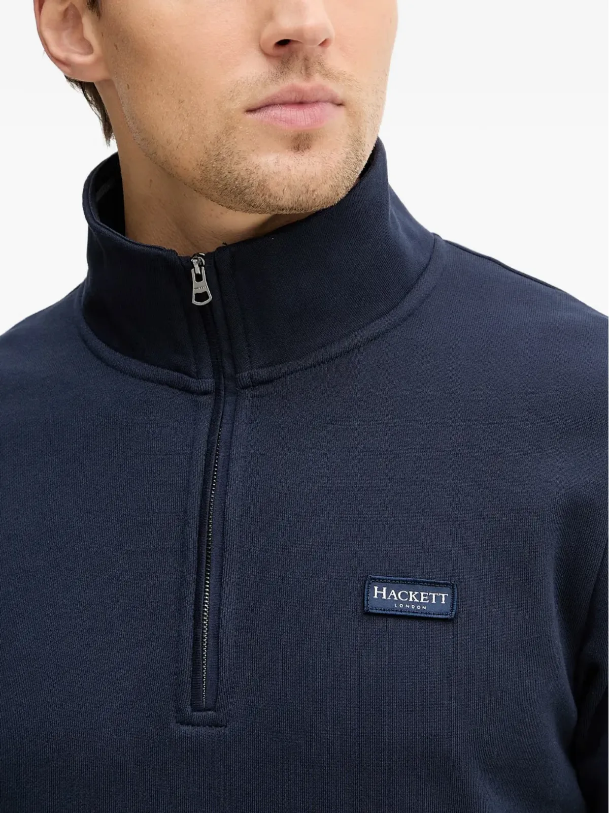 Hackett ジップカラーセーター - 画像5
