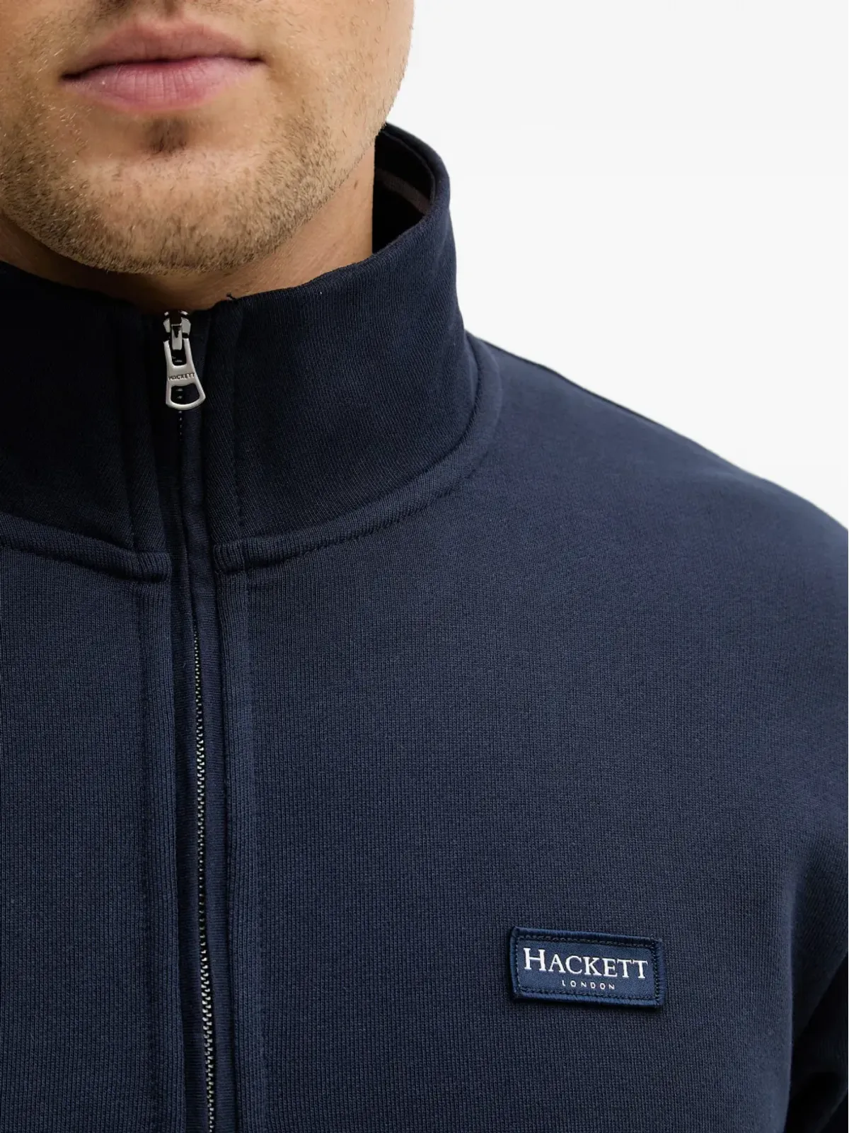 Hackett ジップカラーセーター - 画像4