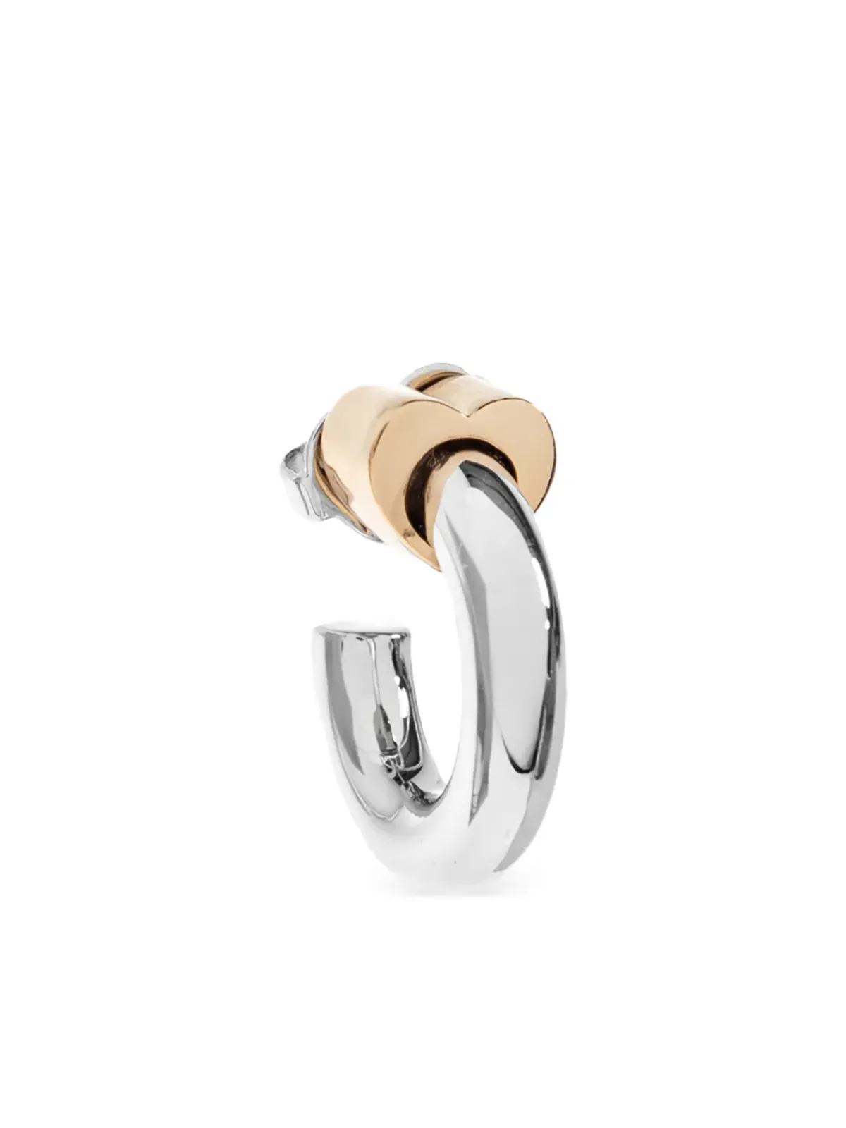 Kate Spade ツートーン フープピアス - シルバー - 画像4