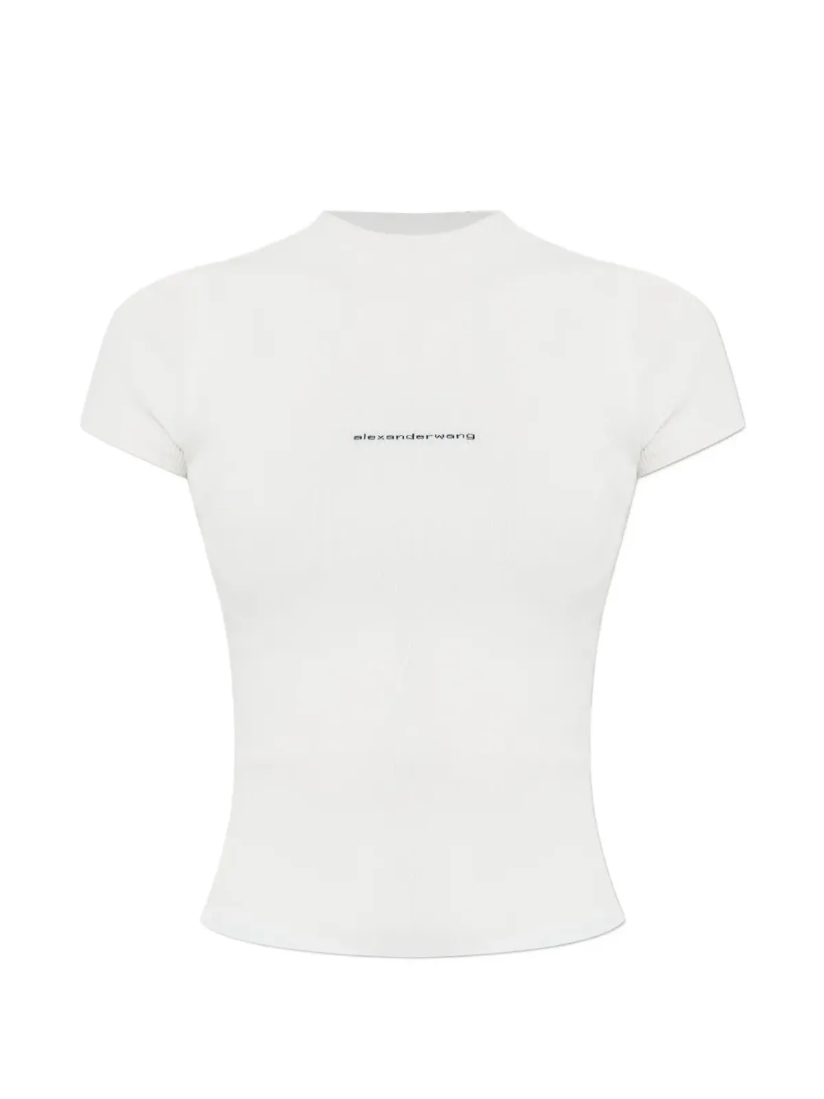 Alexander Wang ジャカードロゴ半袖Tシャツ - 画像1