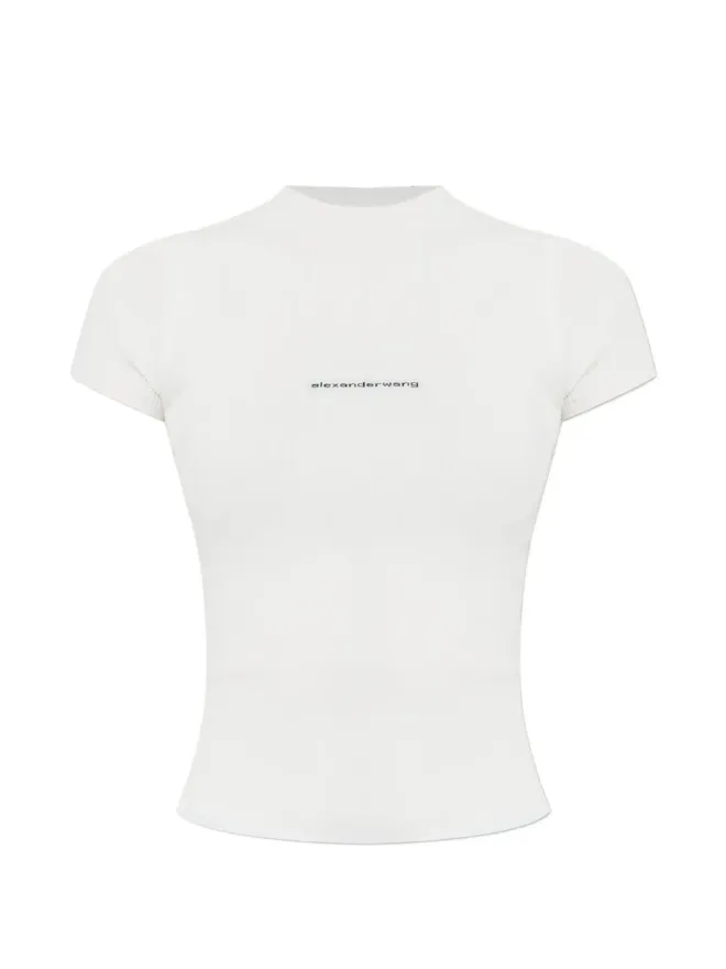 Alexander Wang Alexander Wang ジャカードロゴ半袖Tシャツの商品画像