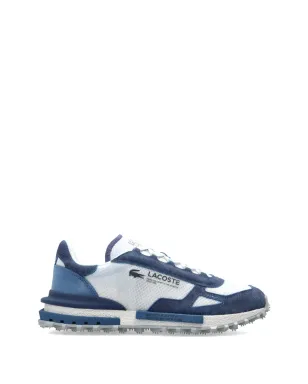 Lacoste エリート アクティブ スウェードパネルドスニーカー - ホワイト - サムネイル1
