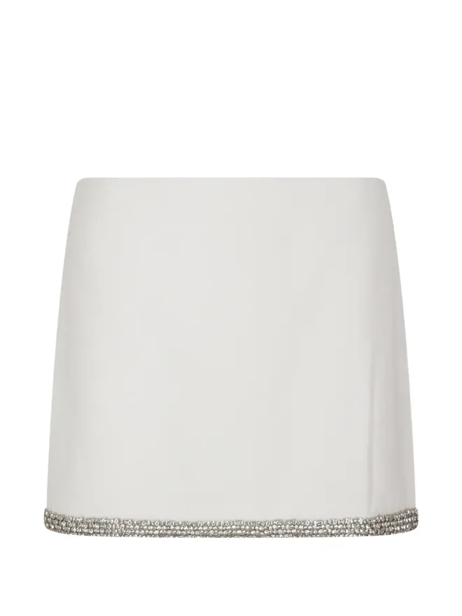 Alice + Olivia alice + olivia embellished mini skirt - Whiteの商品画像