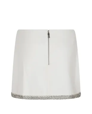 alice + olivia embellished mini skirt - White - サムネイル2