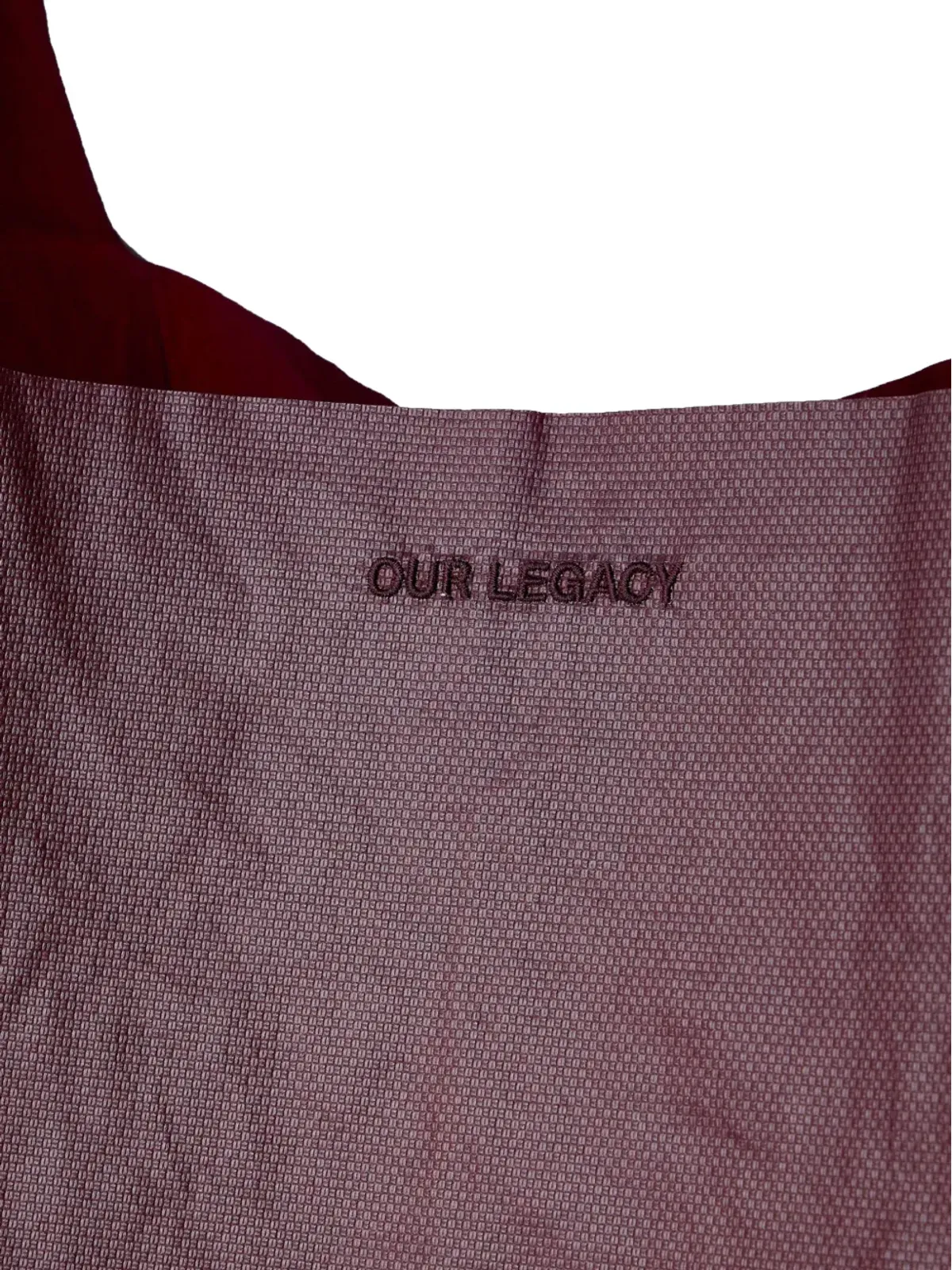 OUR LEGACY グローサリートートバッグ - レッド - 画像4