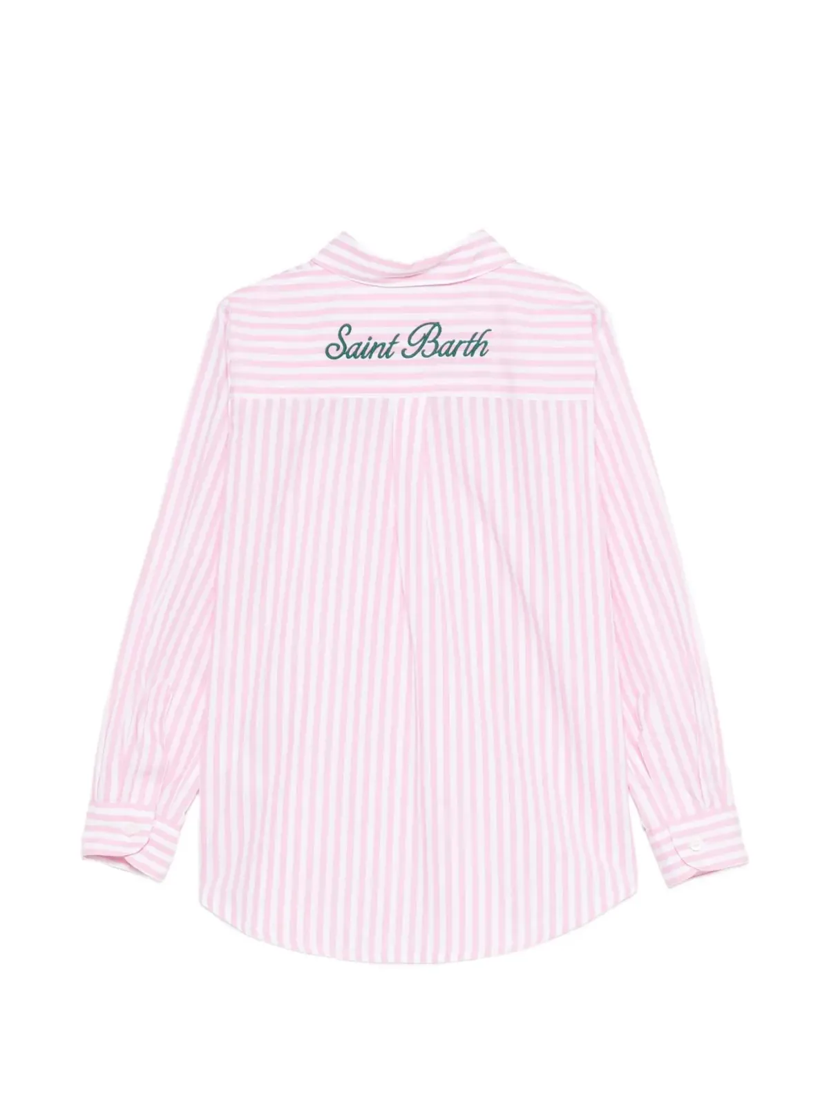 MC2 Saint Barth Kids ミニ ブリジット ストライプ シャツドレス - ピンク - 画像2