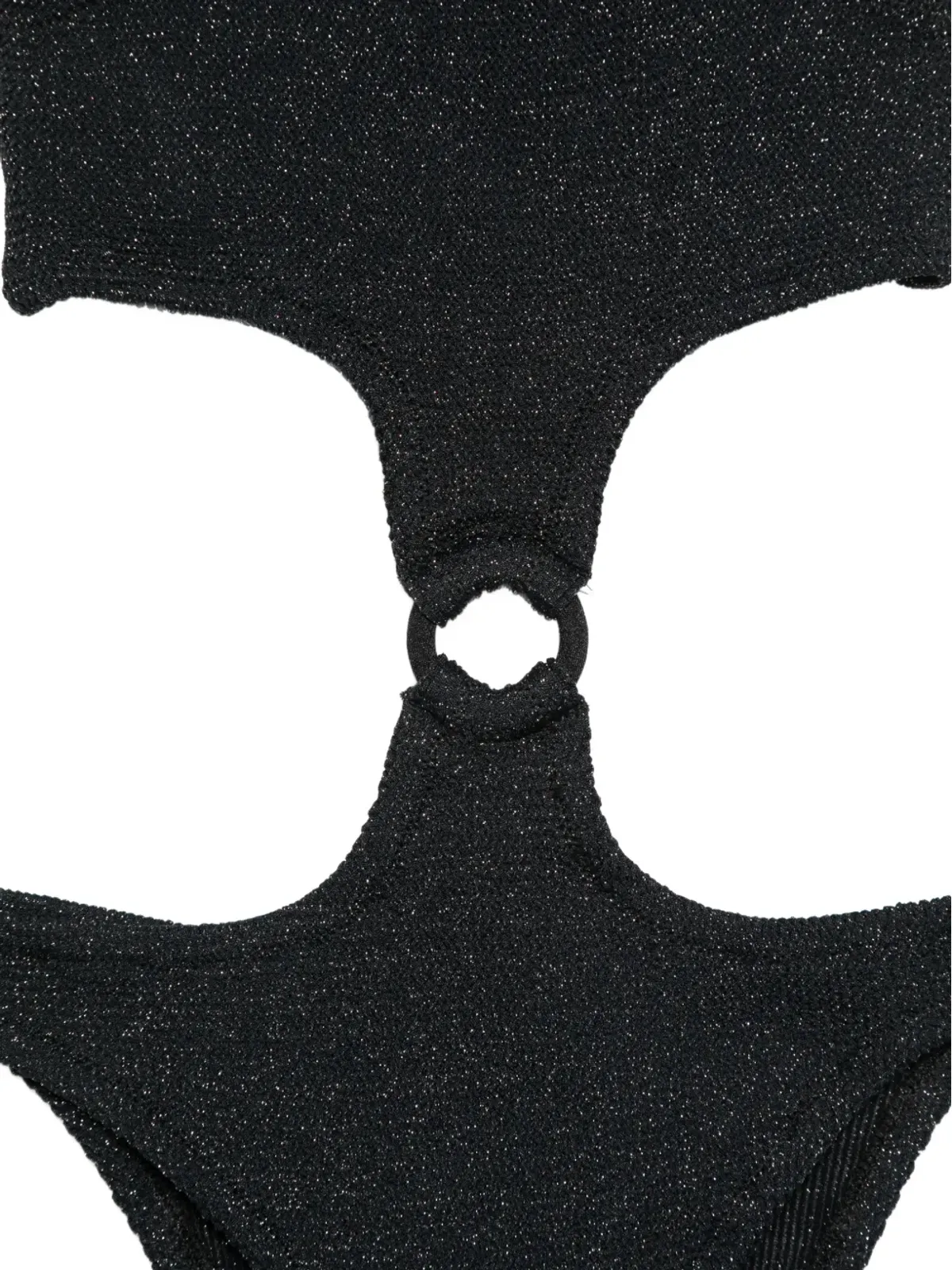 MC2 Saint Barth Kids Laurel cutout ring swimsuit - Black - 画像2