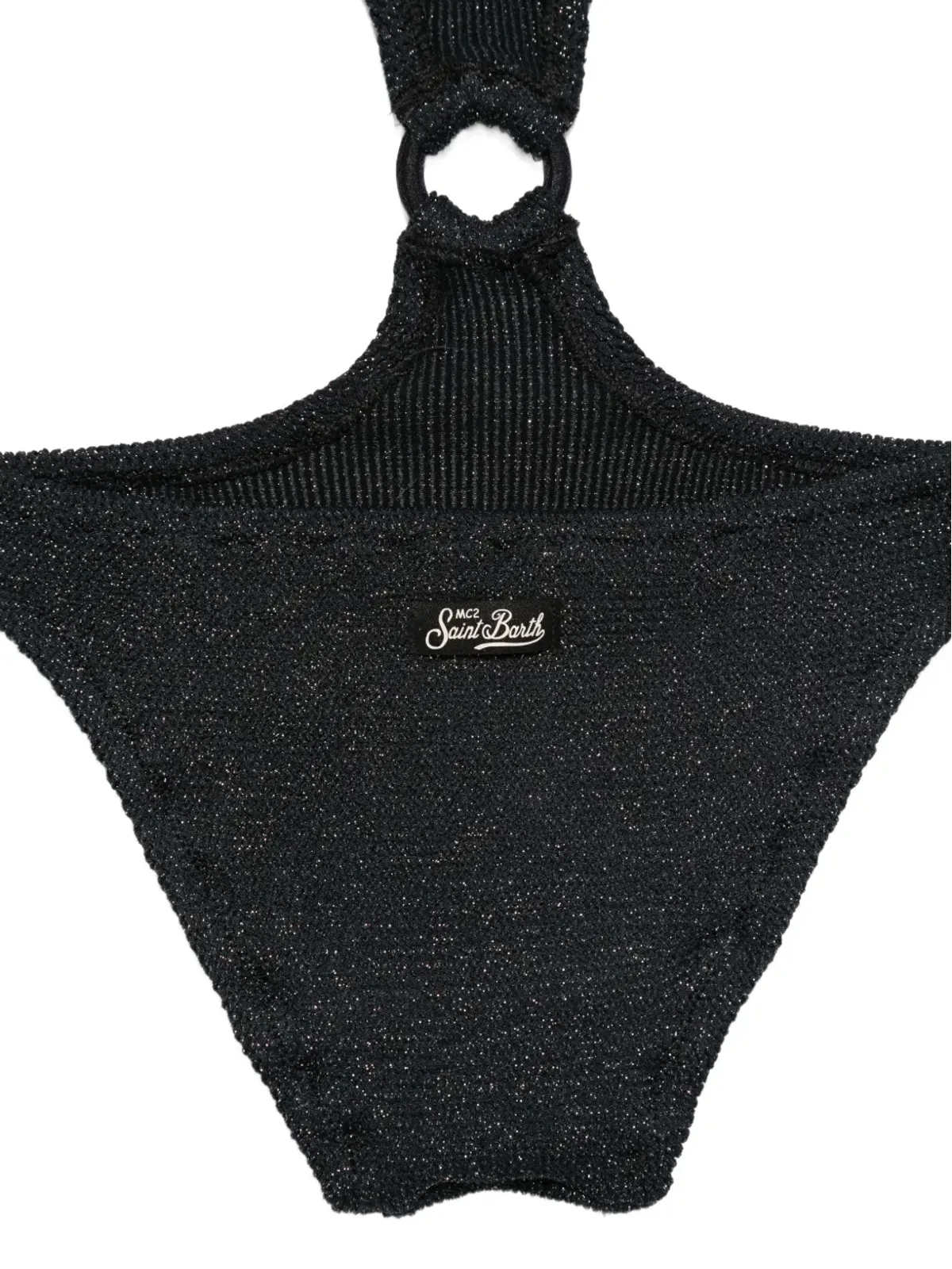 MC2 Saint Barth Kids Laurel cutout ring swimsuit - Black - 画像3