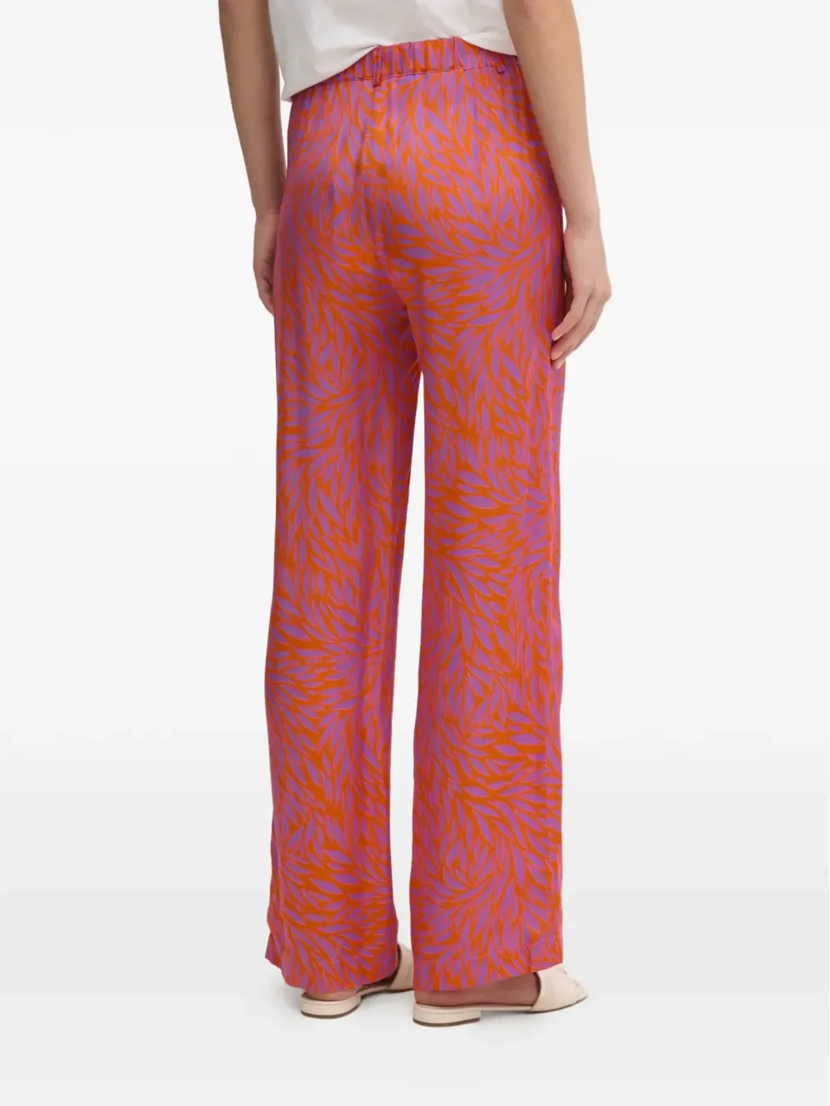 La Petite Française Pavina printed trousers - Orange - 画像4