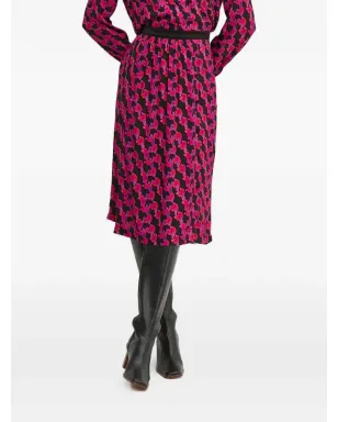 La Petite Française Jovial printed midi skirt - サムネイル1