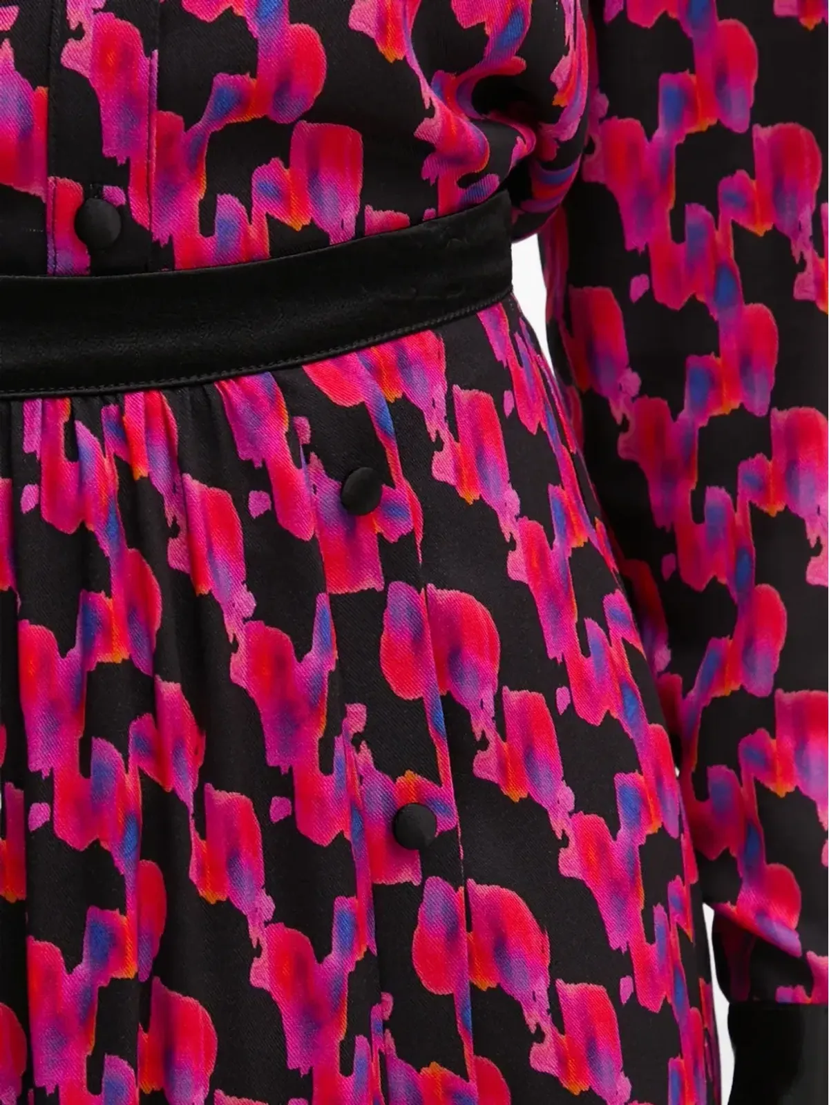 La Petite Française Jovial printed midi skirt - 画像4