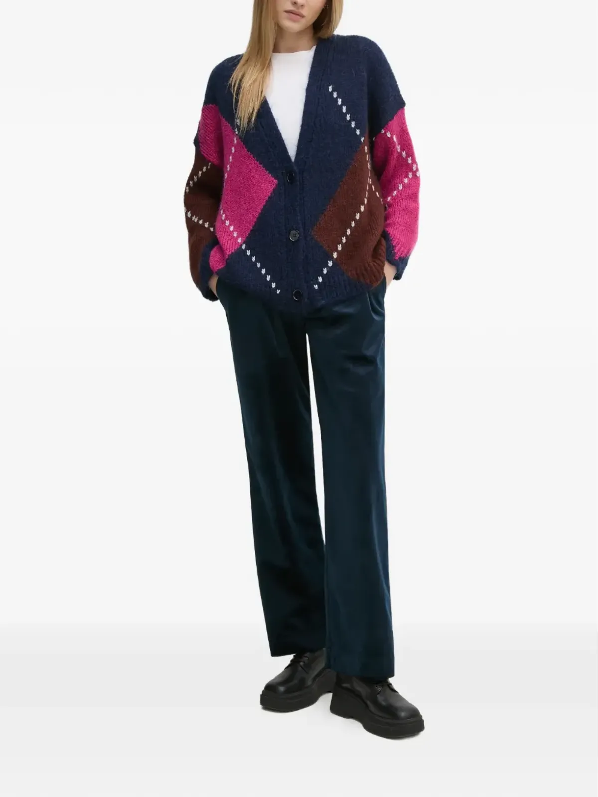 La Petite Française Praline pleated trousers - Blue - 画像2