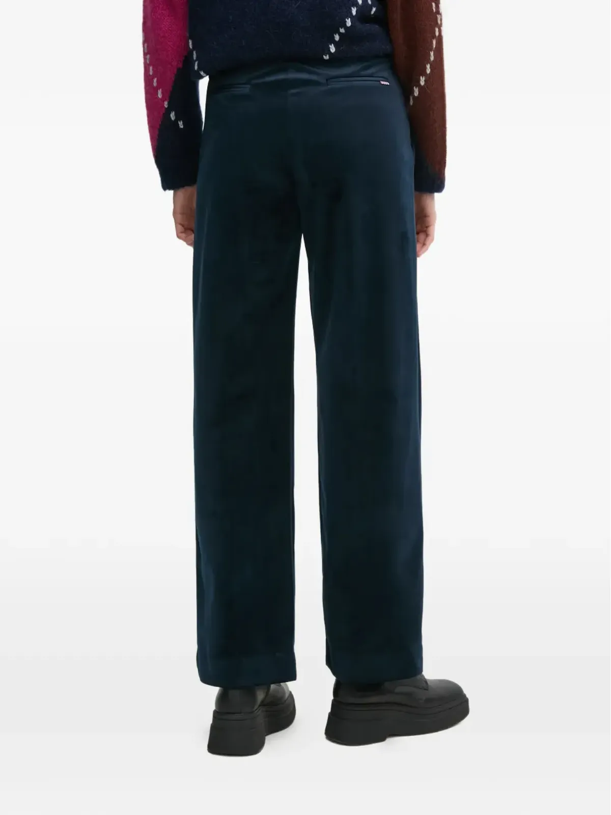La Petite Française Praline pleated trousers - Blue - 画像3