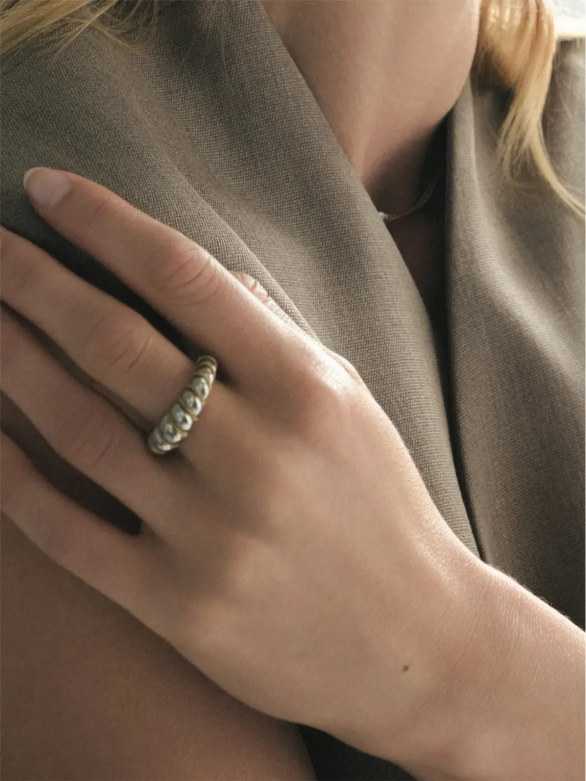 NORMA JEWELLERY リンクスツイストチェーンリング - 画像2