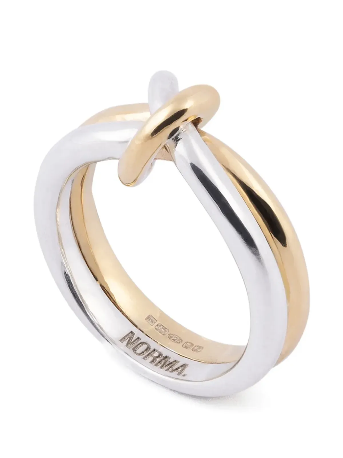 NORMA JEWELLERY Hydra knot-detail ring - 画像2