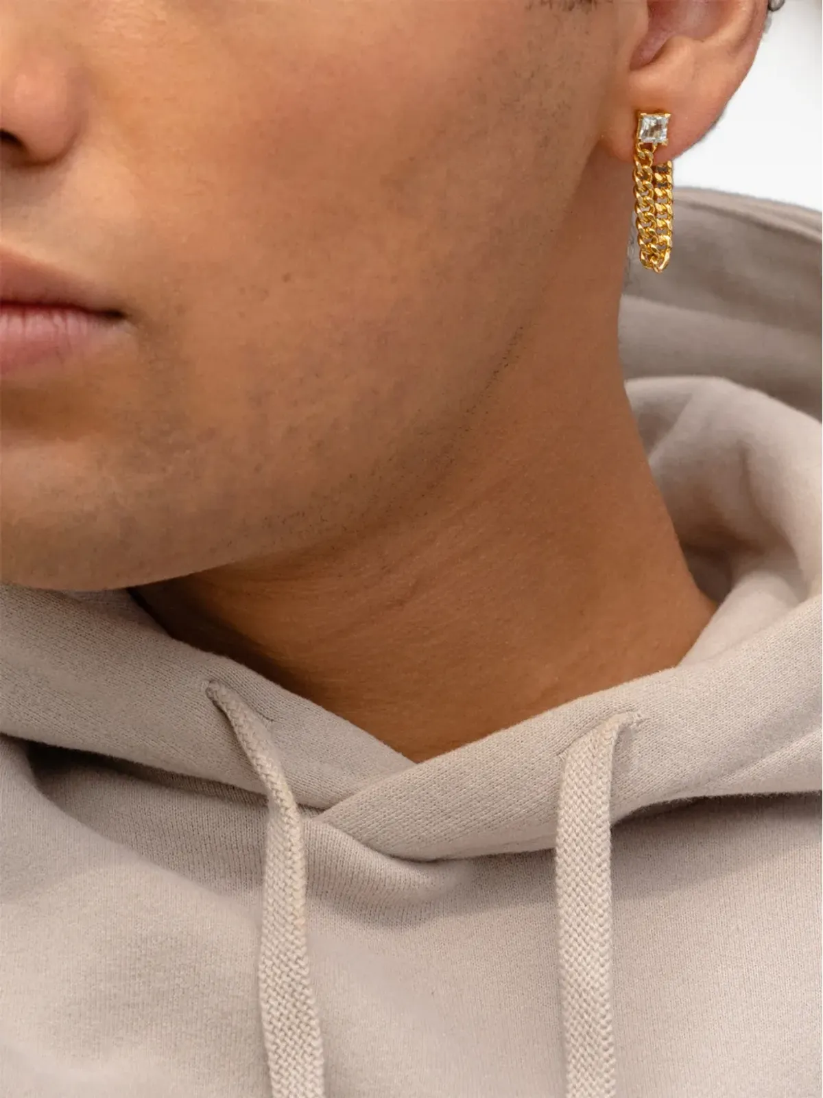 NORMA JEWELLERY アクアマリン スクエアドロップ イヤリング - 画像3