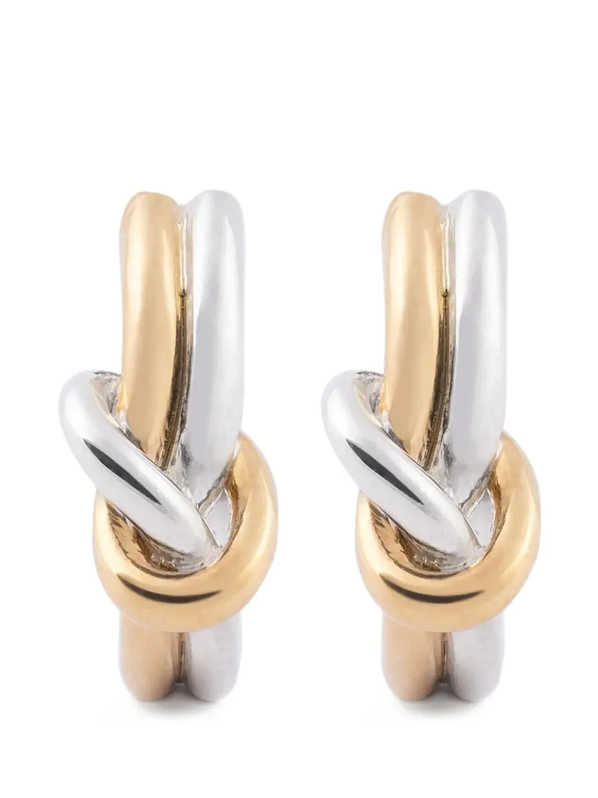 NORMA JEWELLERY Hydra 結び目ディテール フープピアス - 画像3