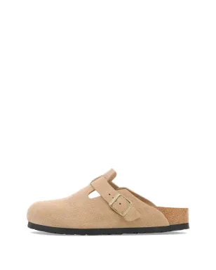 Birkenstock ボストン スエード メタルバックル スリッパ - サムネイル1