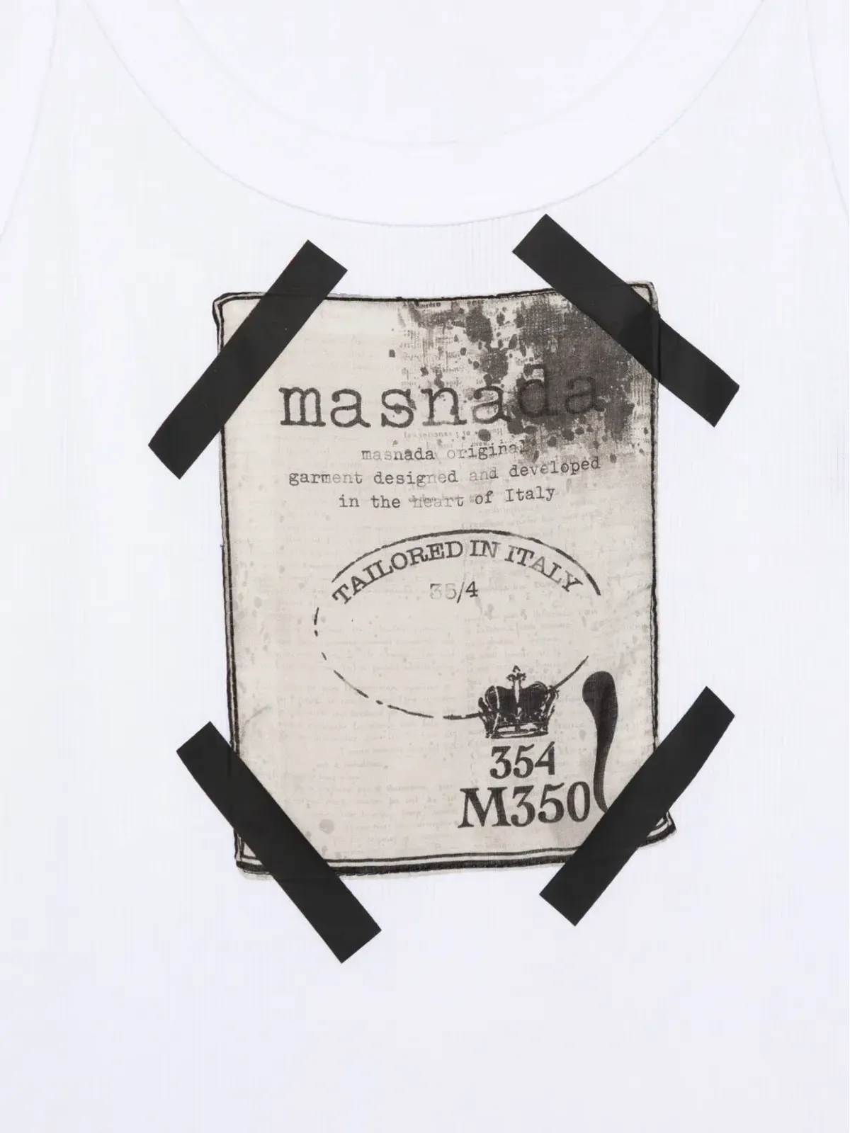 Masnada グラフィックプリントベスト - 画像3