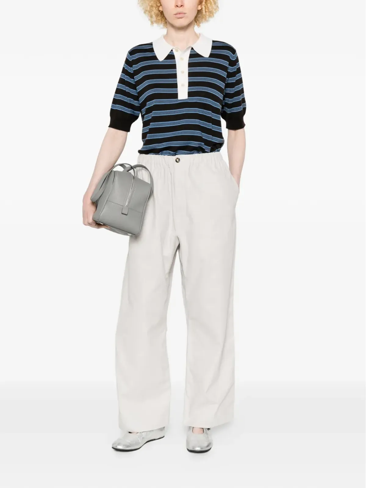 Sofie D'hoore elasticated-waisband trousers - Grey - 画像2