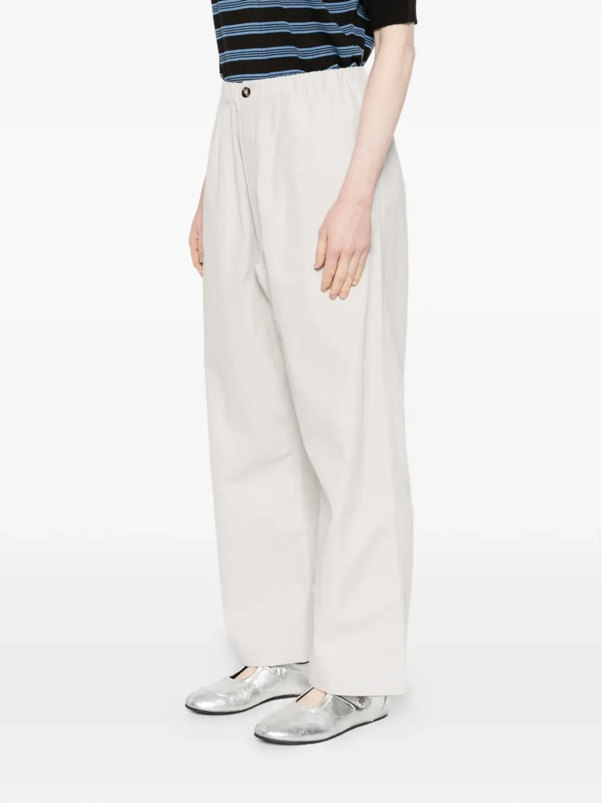 Sofie D'hoore elasticated-waisband trousers - Grey - 画像3