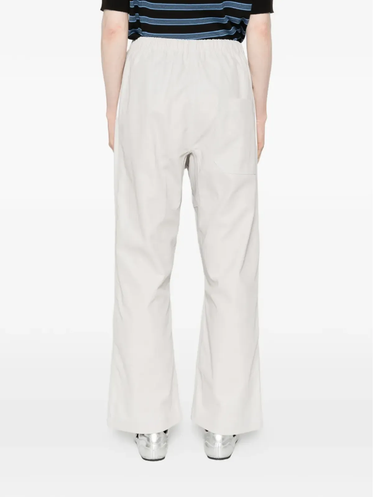 Sofie D'hoore elasticated-waisband trousers - Grey - 画像4