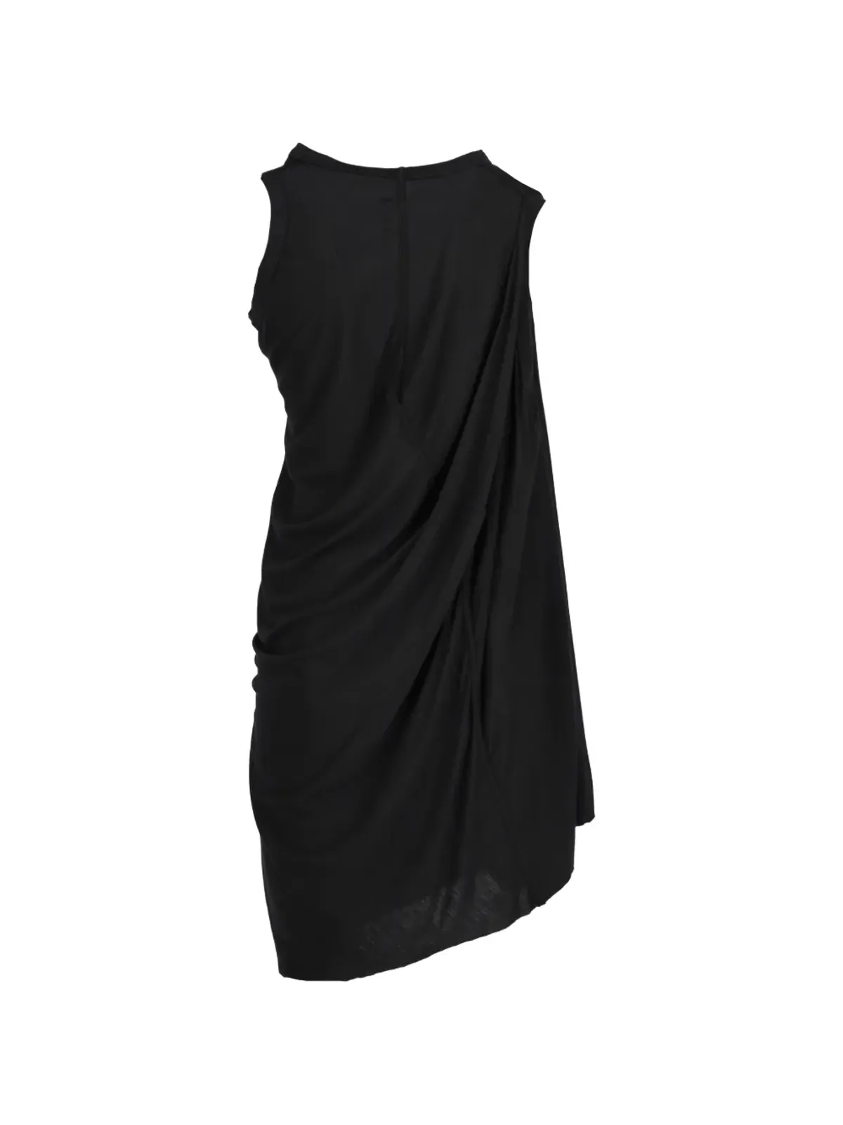Rick Owens Vintage ドレープミニドレス（ブラック） - 画像2