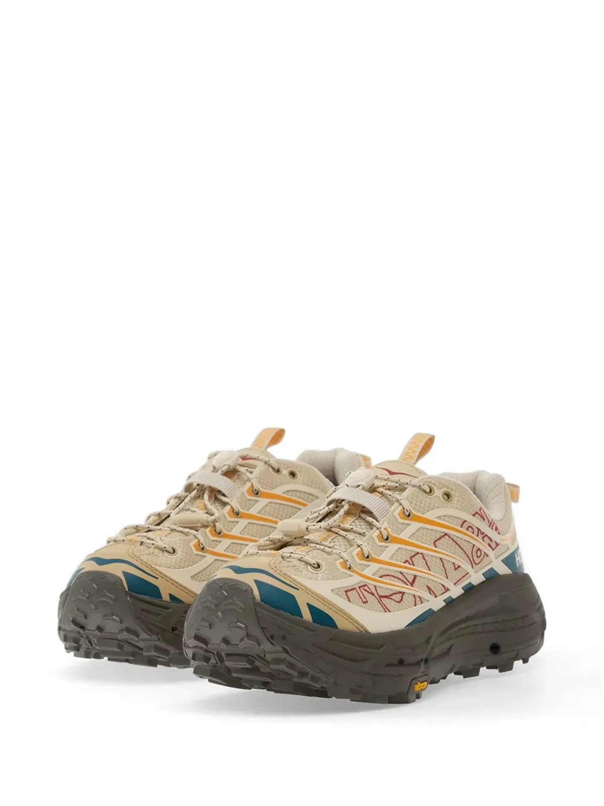 HOKA Mafate Three2 パターン柄スニーカー - 画像2