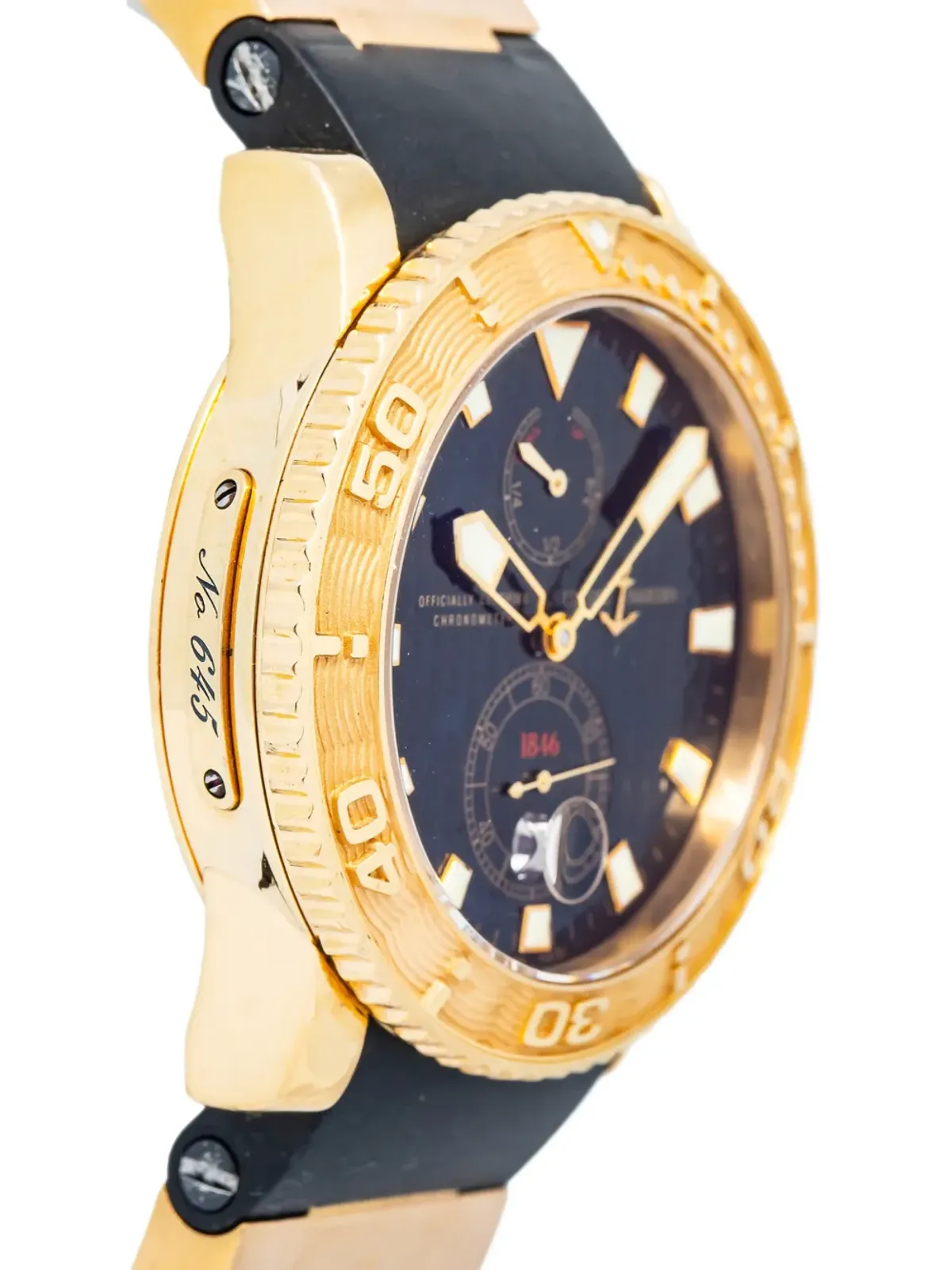 Ulysse Nardin マキシ・マリン ダイバー Havana ウォッチ - ブラック - 画像4