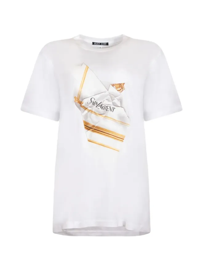 Black Score Black Score プリントTシャツの商品画像