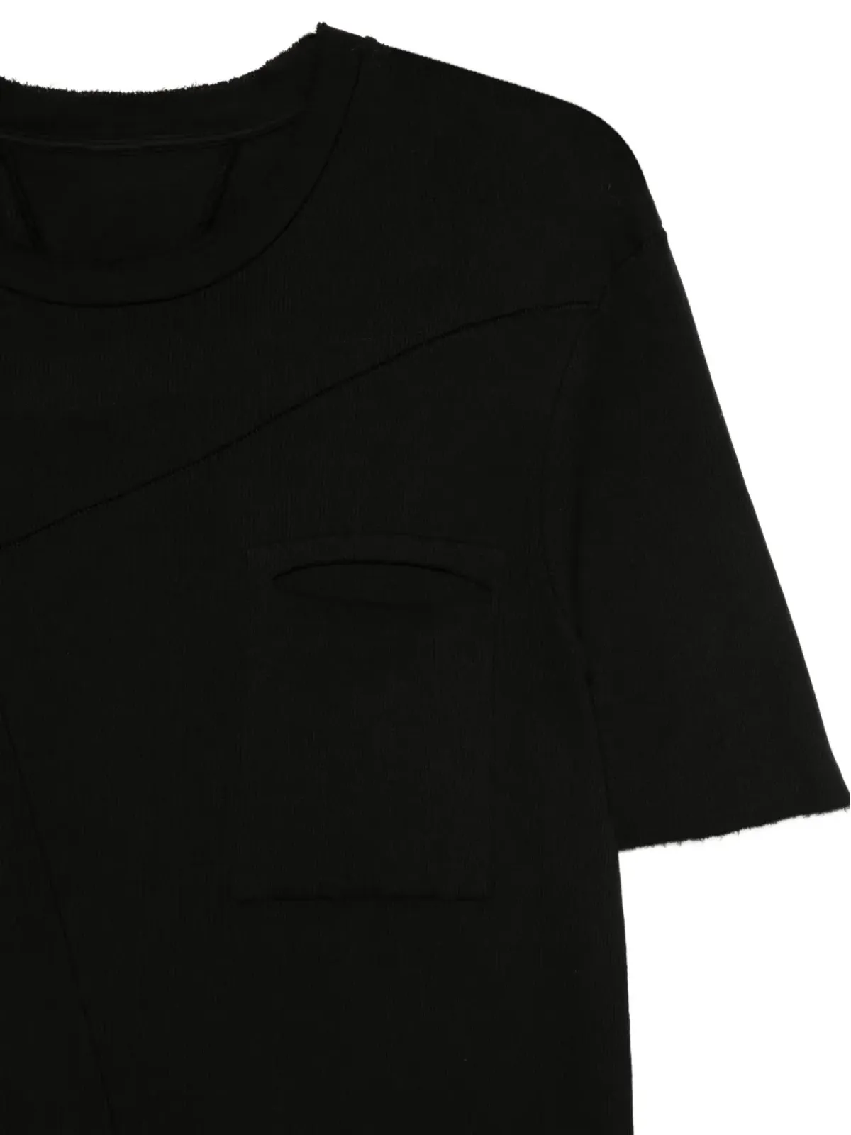 Masnada パッチポケット Tシャツ ブラック - 画像3