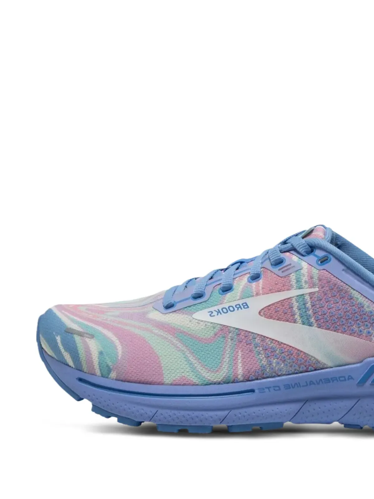BROOKS アドレナリン柄スニーカー ブルー - 画像2