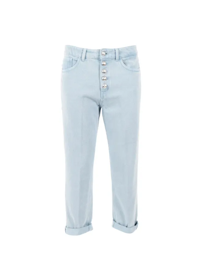 DONDUP KIDS DONDUP KIDS ボタン付きクロップドジーンズの商品画像