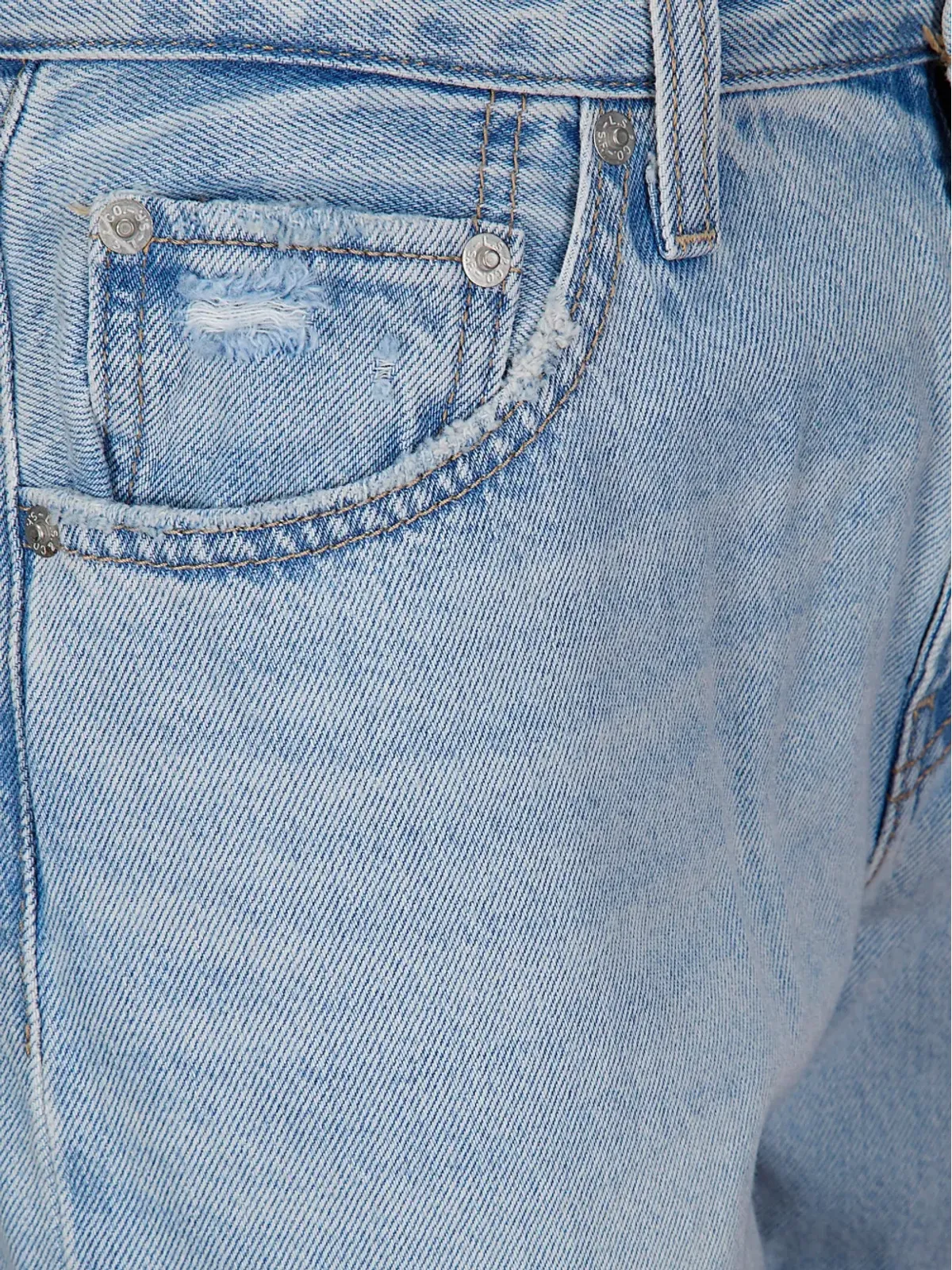 Levi's ほつれ加工のハイウエストジーンズ - 画像3