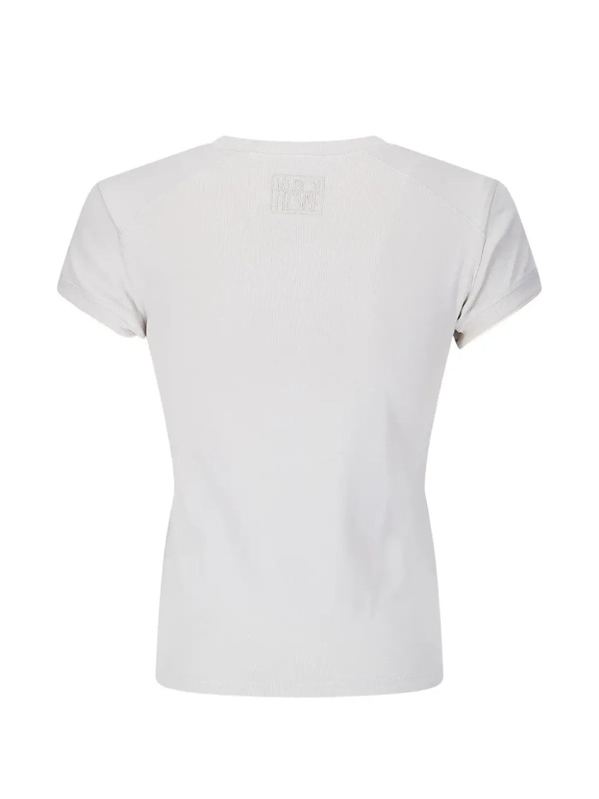 Maison Kitsuné コントラストリブTシャツ - グレー - 画像2